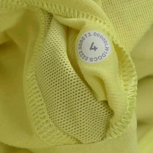 Lululemon Court Crush Dress Electric Lemon Tennis Pickle Ball Size 4 - Picture 11 of 12